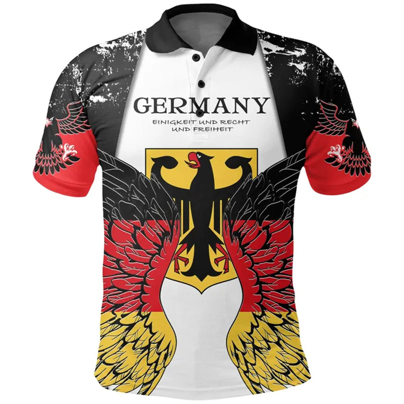 Street Fashion Germany - German Coat Of Arms Polo Shirt