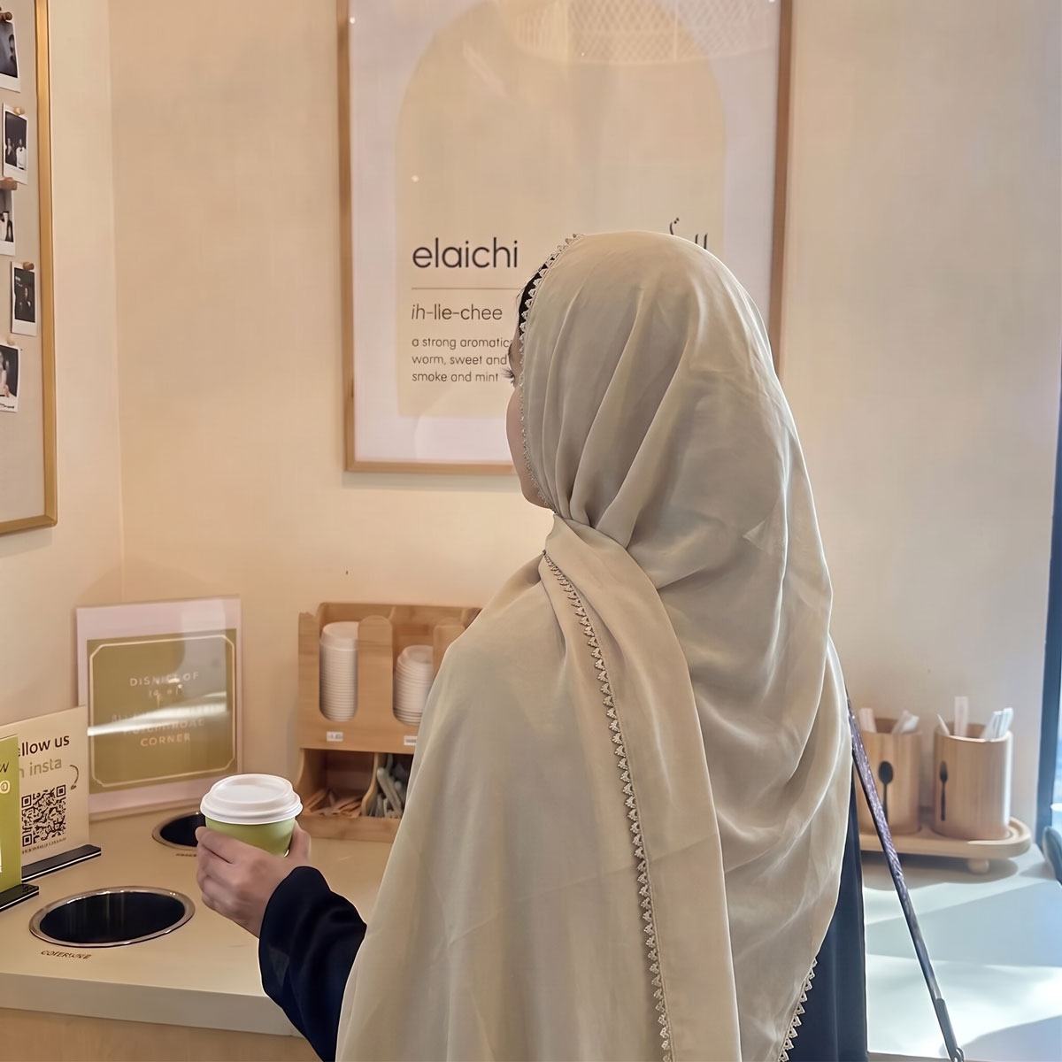Luxury Chiffon Hijab Scarf for - Street Fashion Hijab ulasan dan harga