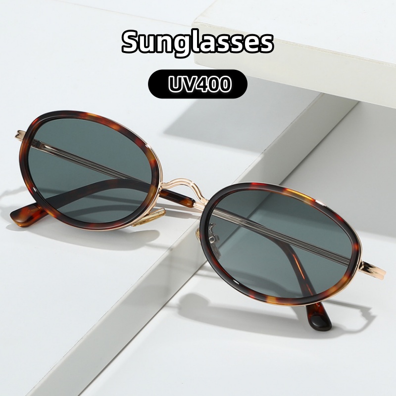 New Stylish Trendy Metal Oval  - Street Fashion Definition ulasan dan harga