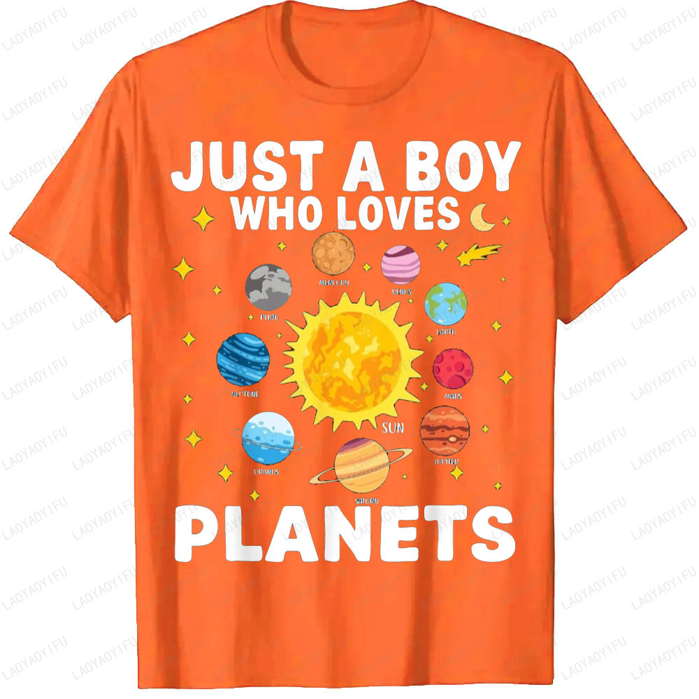 Just A Boy Who Loves Planets G - Street Fashion Loverboy ulasan dan harga