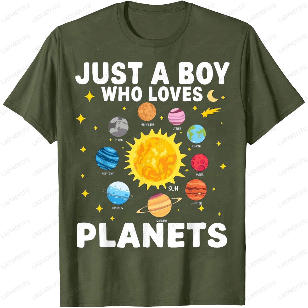 Just A Boy Who Loves Planets G - Street Fashion Loverboy ulasan dan harga