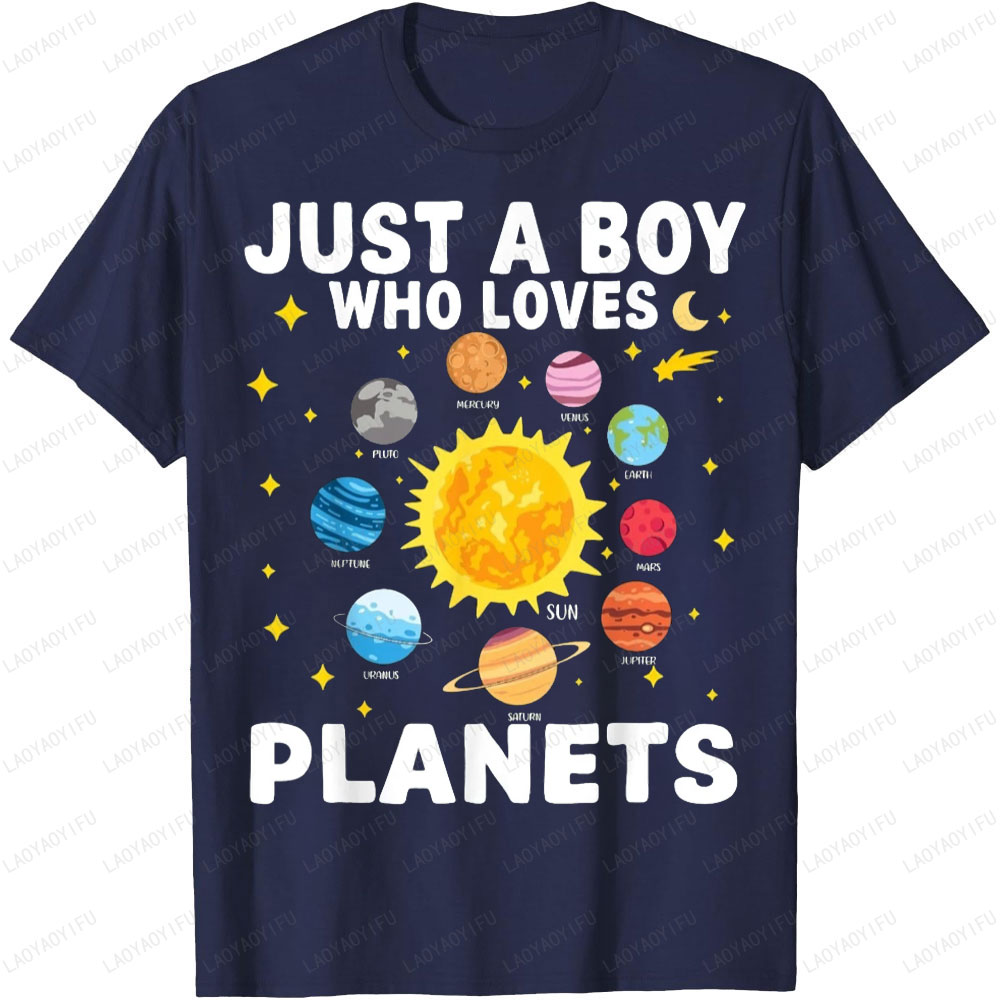 Just A Boy Who Loves Planets G - Street Fashion Loverboy ulasan dan harga