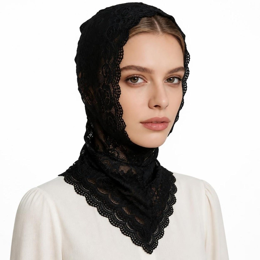 Lace Decorative Turban Caps Ne - Street Fashion Hijab ulasan dan harga