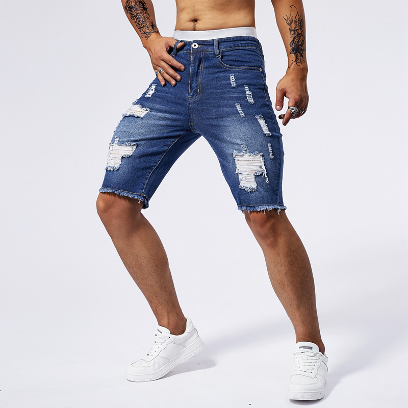 2025 Summer New Men's Ripped D - Street Fashion Brand ulasan dan harga