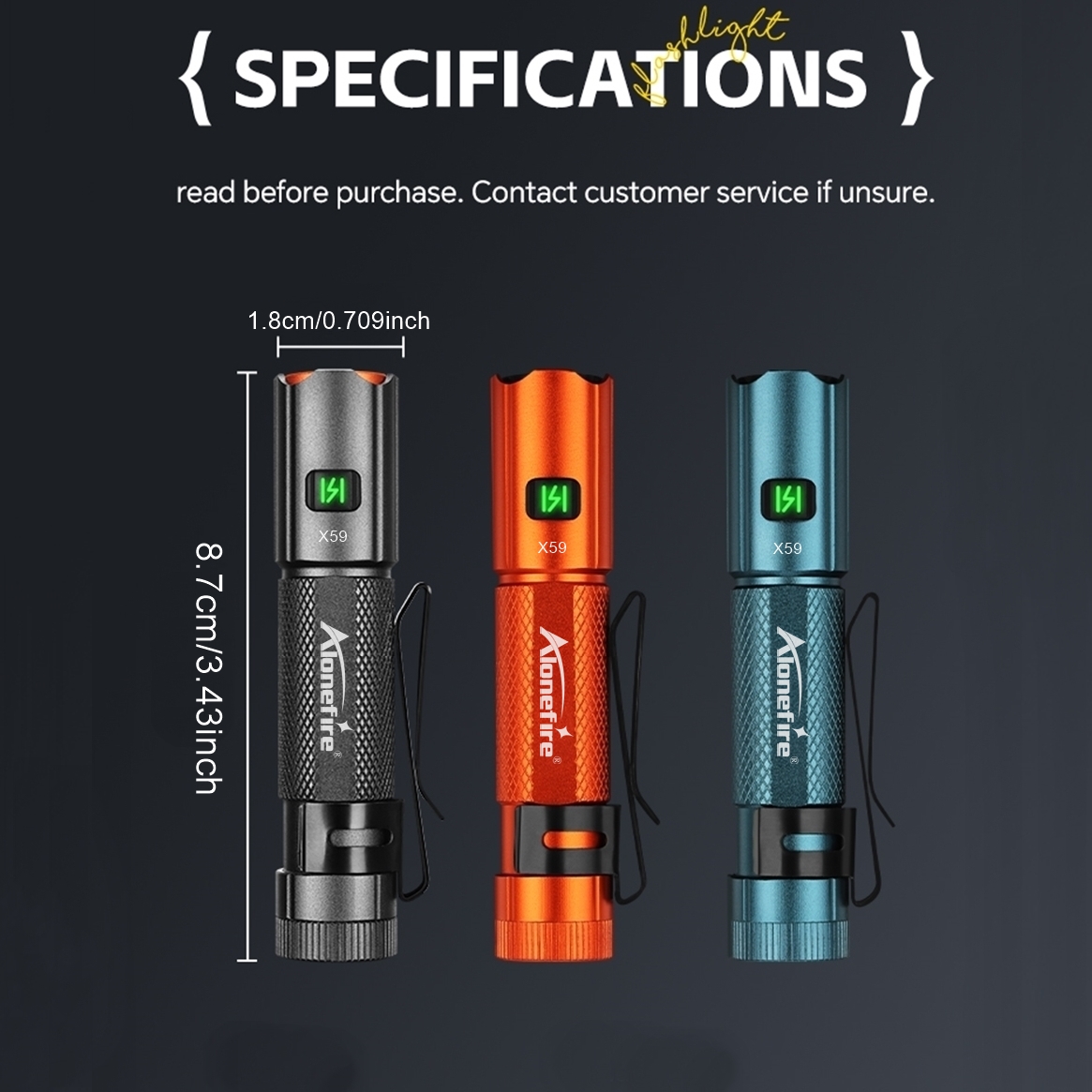 Mini EDC High Power Pen Flashl - Street Fashion Blog ulasan dan harga