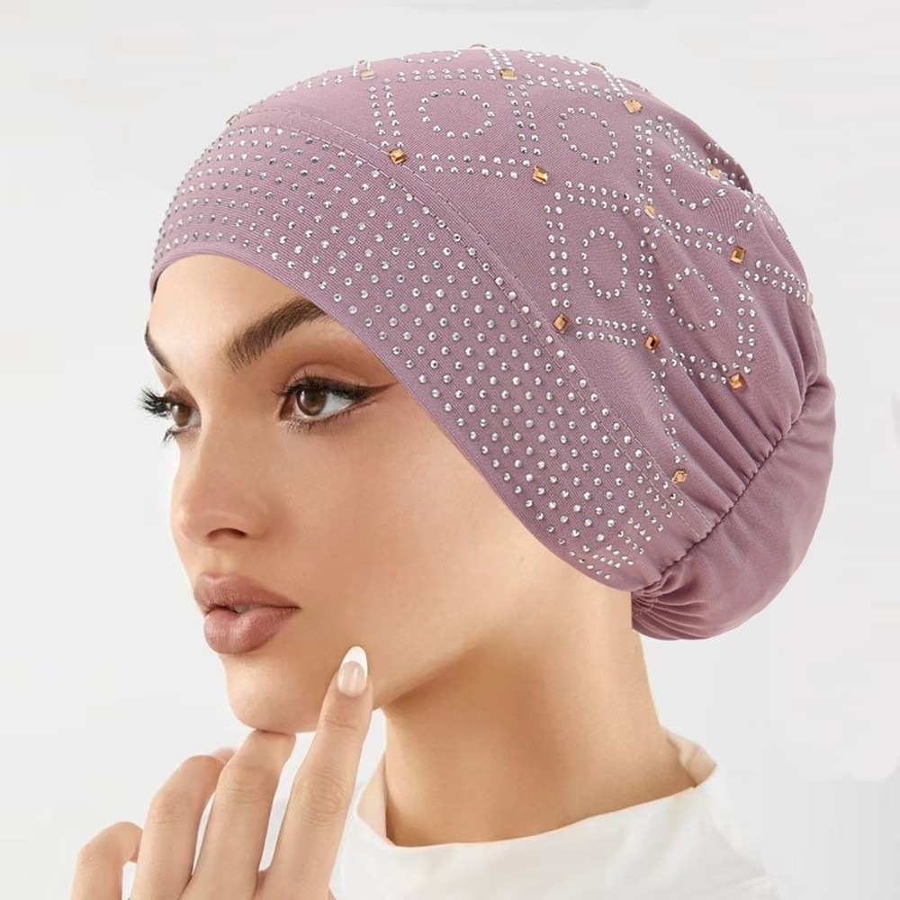 Comfortable Encrusted Diamonds - Street Fashion Hijab ulasan dan harga