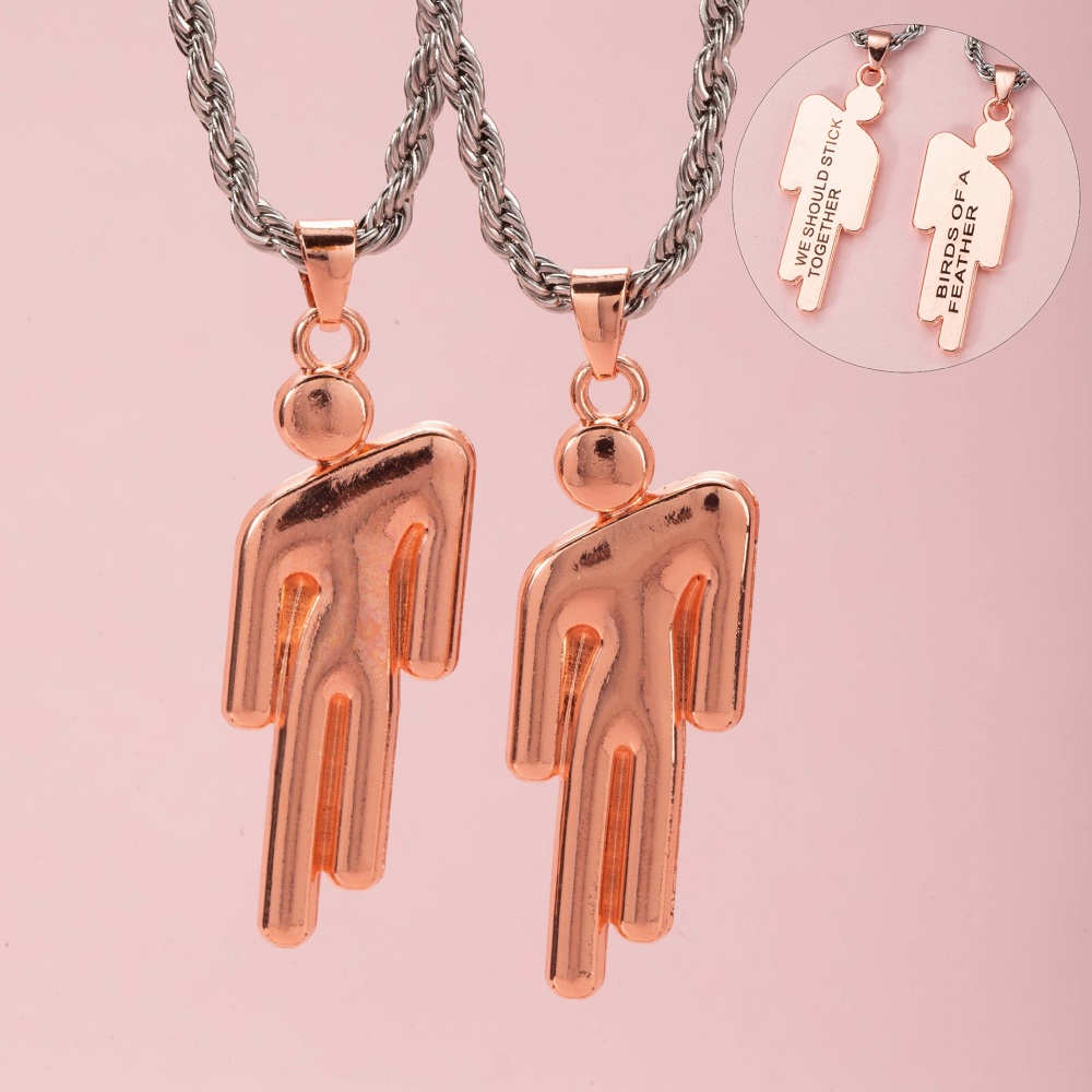 2Pcs Hip Hop Stainless Steel S - Fashion Street Singapore ulasan dan harga