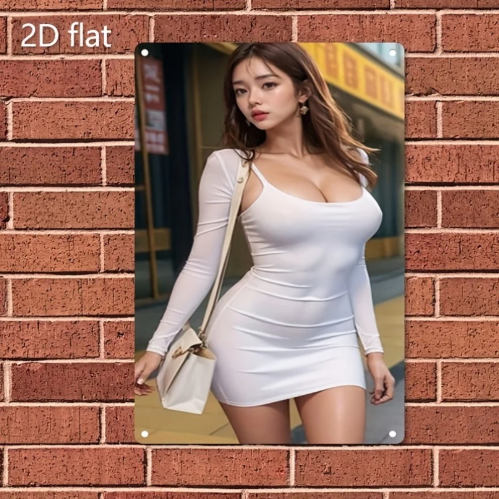 HD Metal Wall Art Asian Street - Asian Street Fashion Girls ulasan dan harga