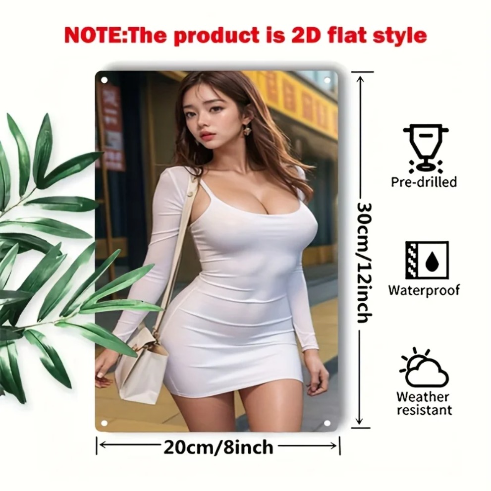 HD Metal Wall Art Asian Street - Asian Street Fashion Girls ulasan dan harga