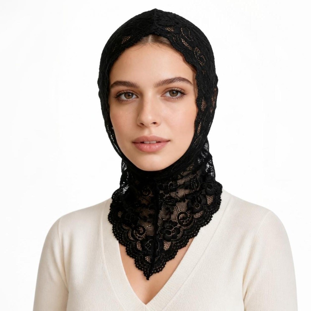 Lace Decorative Turban Caps Ne - Street Fashion Hijab ulasan dan harga