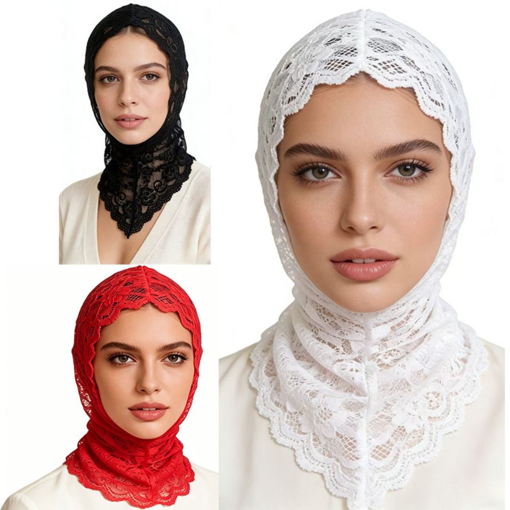 Lace Decorative Turban Caps Ne - Street Fashion Hijab ulasan dan harga