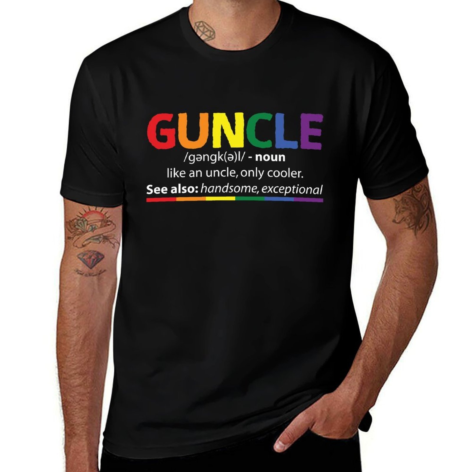 Guncle - gay funny uncle defin - Street Fashion Definition ulasan dan harga
