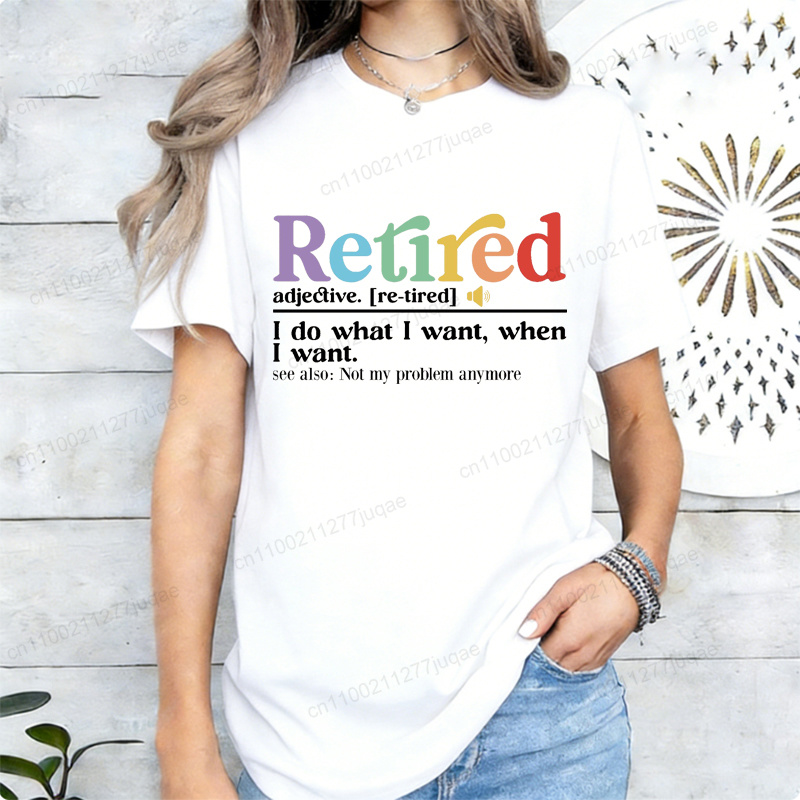 Funny Retirement Tee Retired D - Street Fashion Definition ulasan dan harga