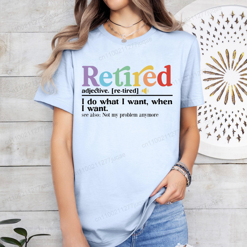 Funny Retirement Tee Retired D - Street Fashion Definition ulasan dan harga