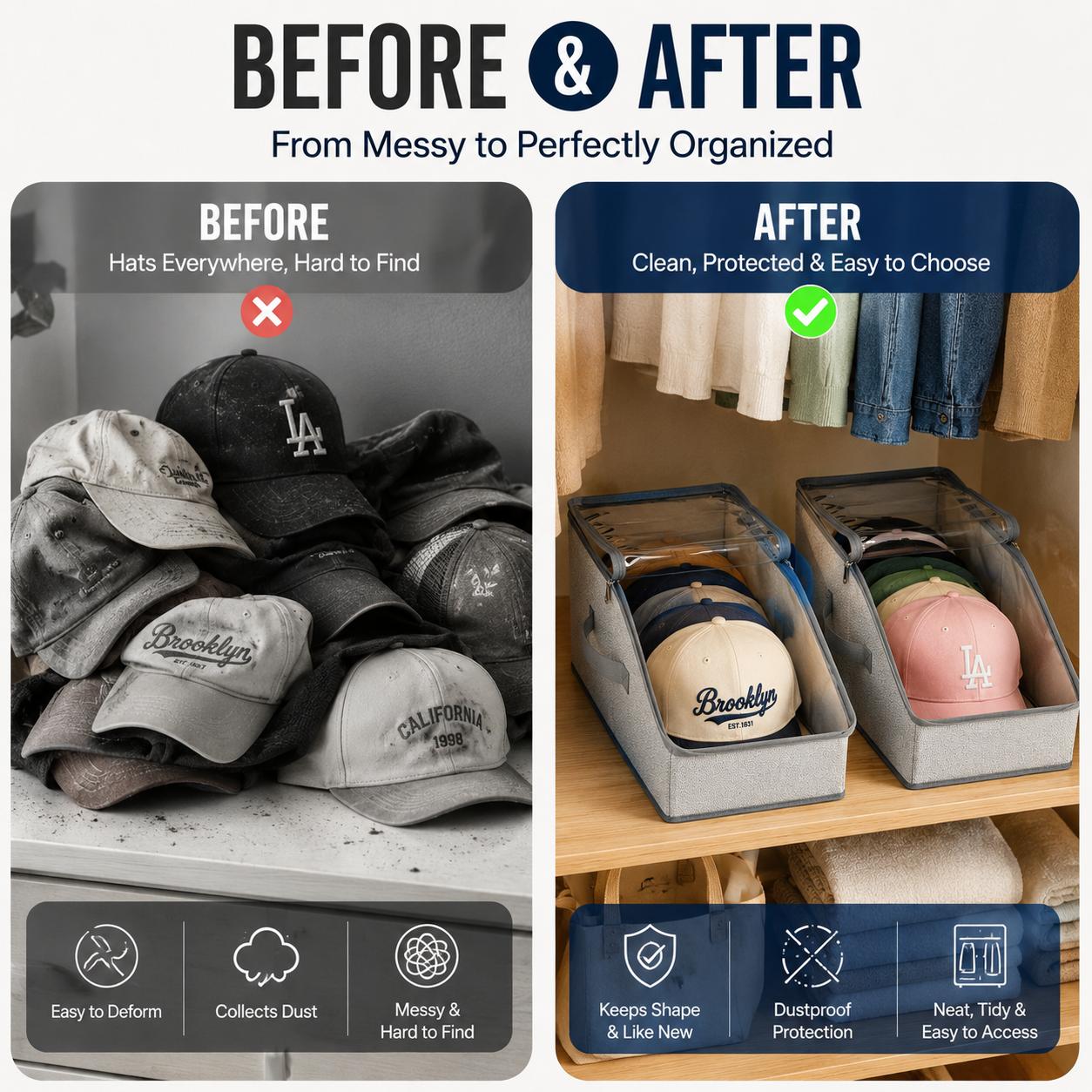 Baseball Cap Organizer Storage - Baseball Cap Fitted ulasan dan harga