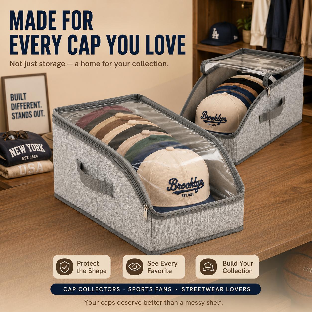 Baseball Cap Organizer Storage - Baseball Cap Fitted ulasan dan harga
