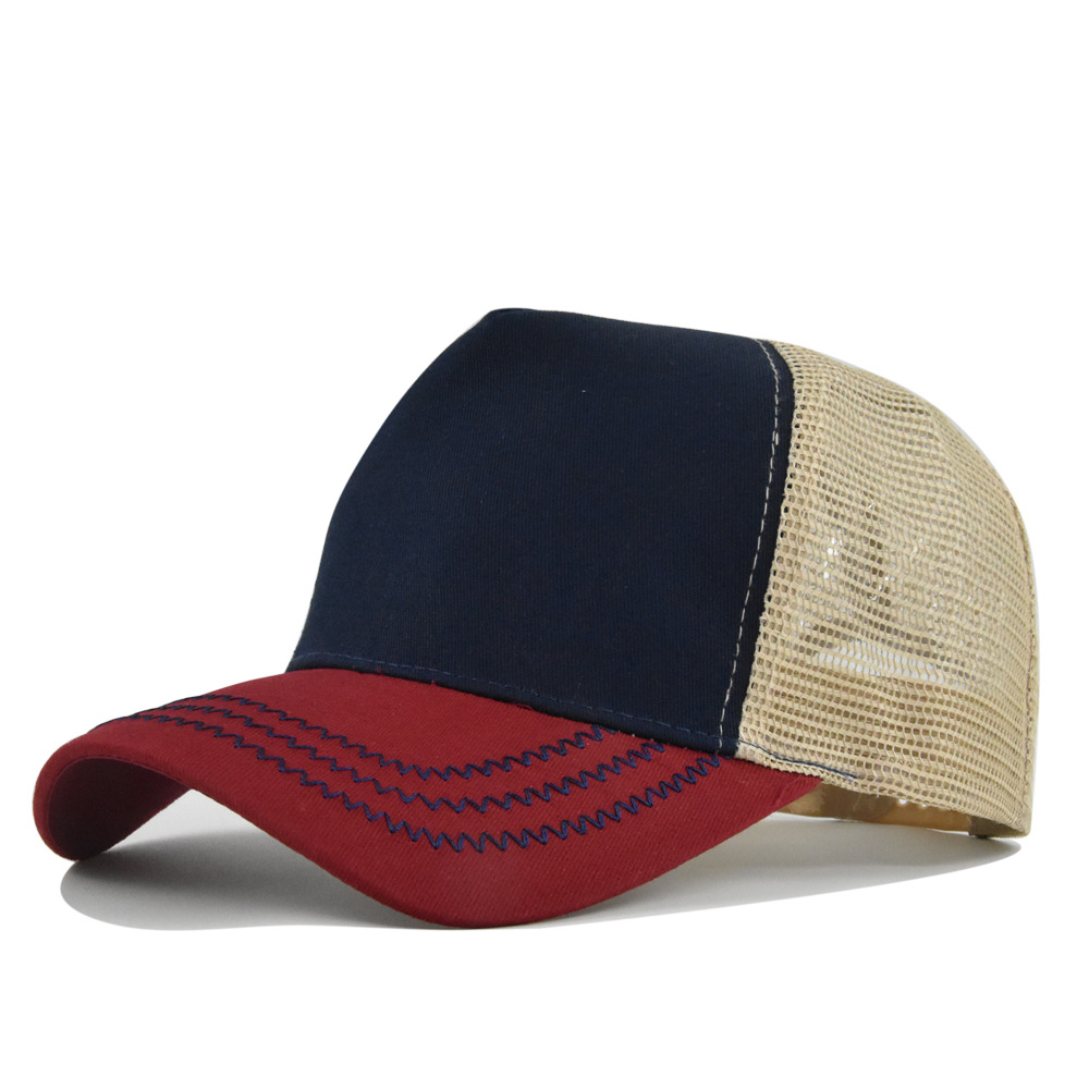 Customized Printed Logo Solid  - Baseball Cap Fitted ulasan dan harga