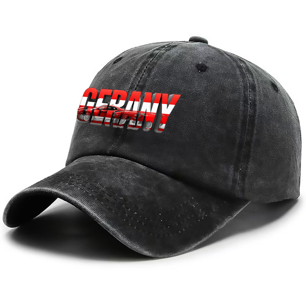 1pc Germany Style Washed Hat,  - Street Fashion Germany ulasan dan harga