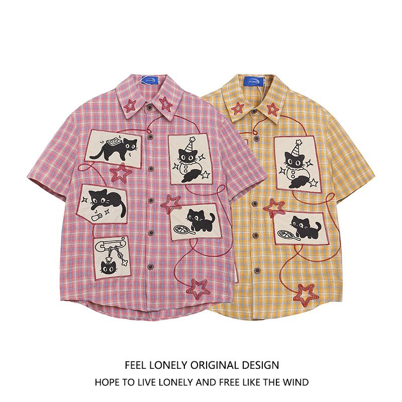 Cute Summer Men Unisex Y2k Pla - Street Fashion Types ulasan dan harga