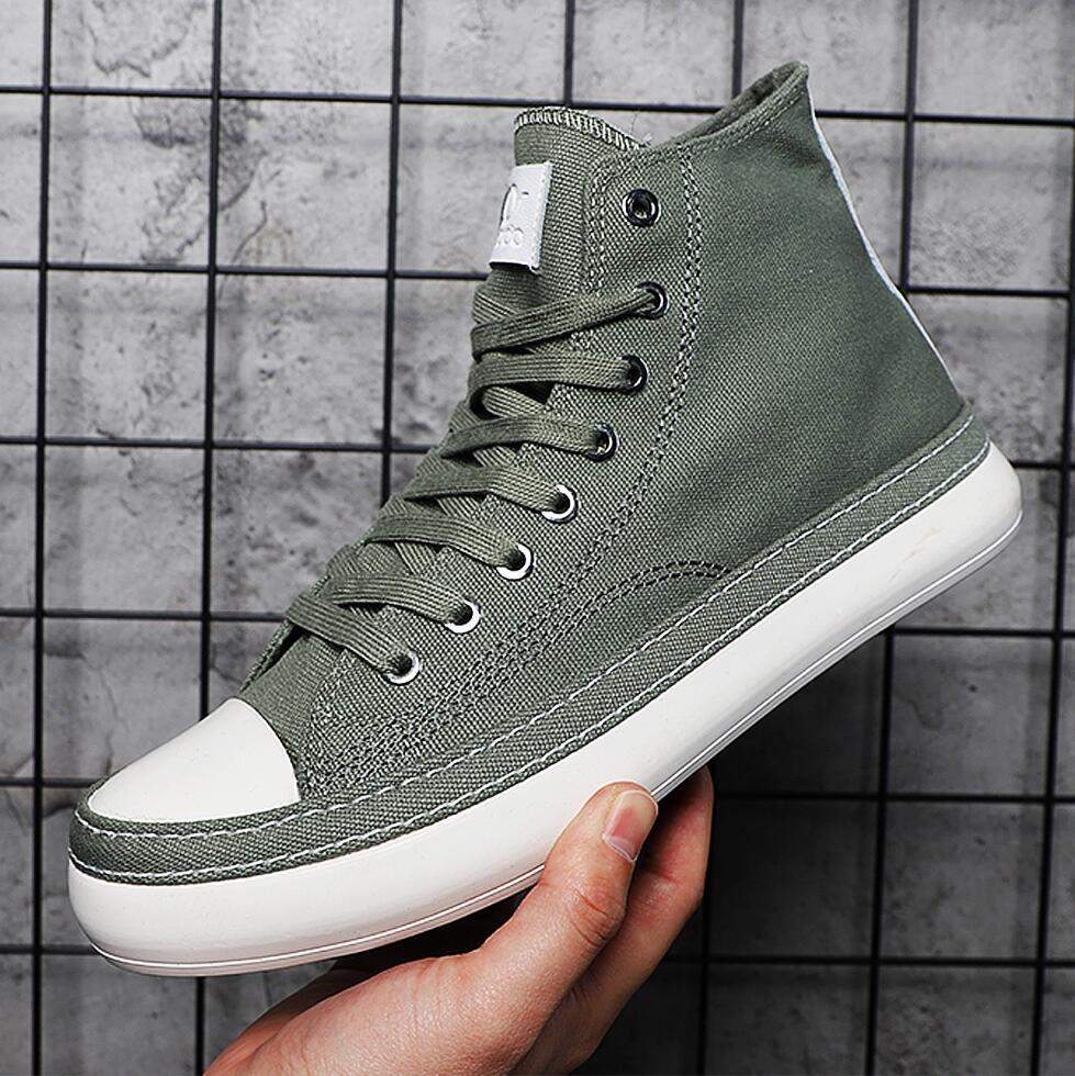 Men's High Top Canvas Shoes Ca - Street Fashion Brand ulasan dan harga