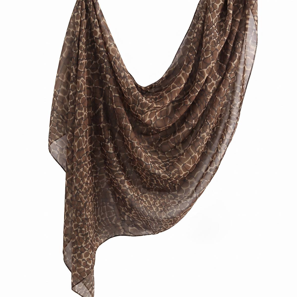 Boho Animal Croc Hijab Scarf L - Street Fashion Hijab ulasan dan harga