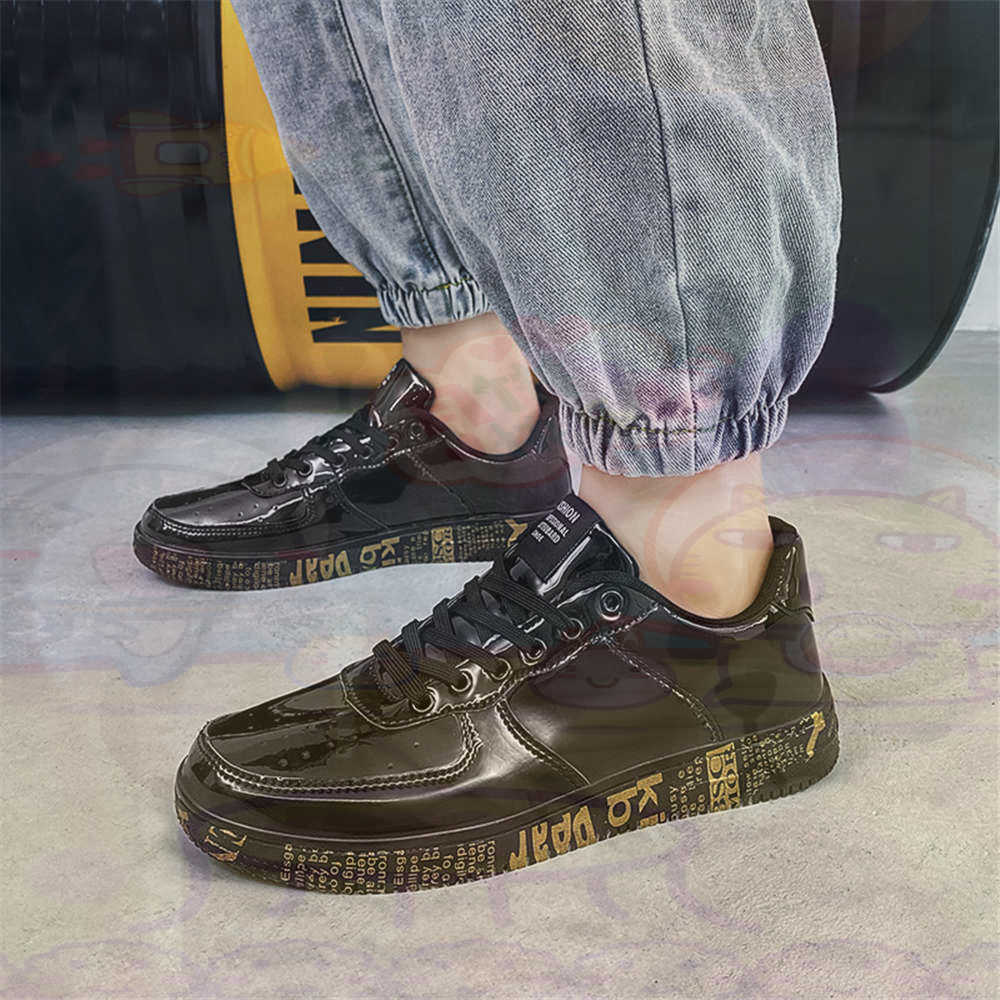 Round Foot Size 45 Sneakers Wh - Asian Street Fashion Girls ulasan dan harga