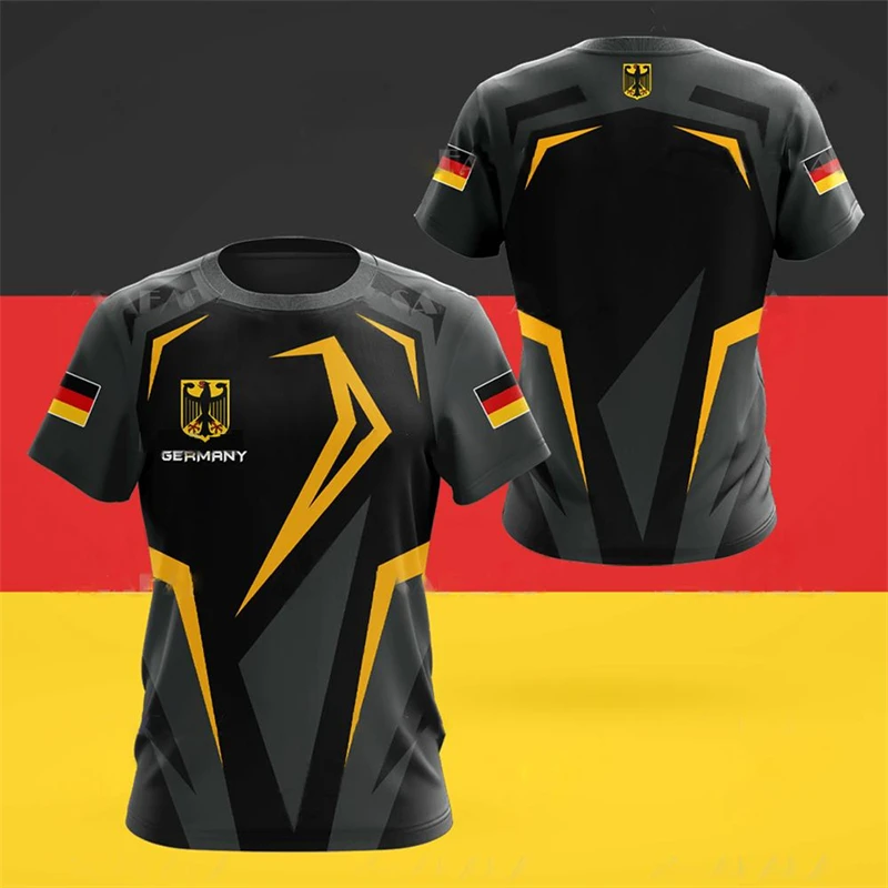 Unisex Germany Camo T-Shirt, E - Street Fashion Germany ulasan dan harga