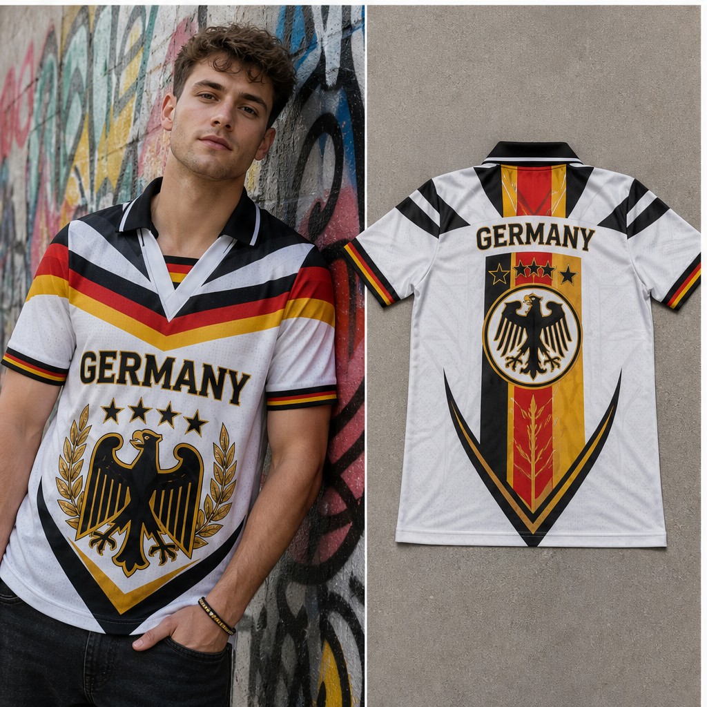 Mens Germany Eagle Crest Shiel - Street Fashion Germany ulasan dan harga