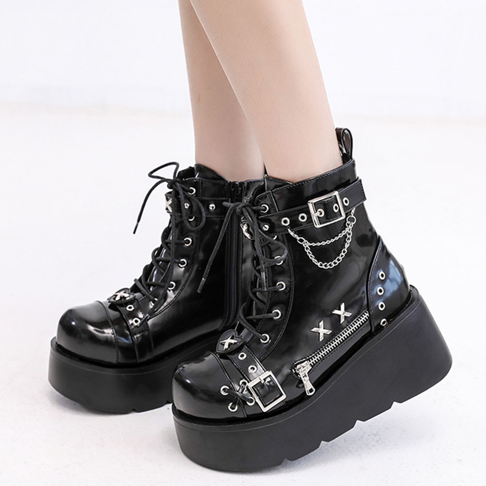 Brand New Ladies Goth Platform - Street Fashion Brand ulasan dan harga