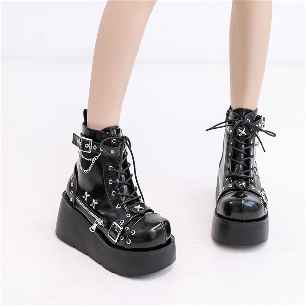 Brand New Ladies Goth Platform - Street Fashion Brand ulasan dan harga