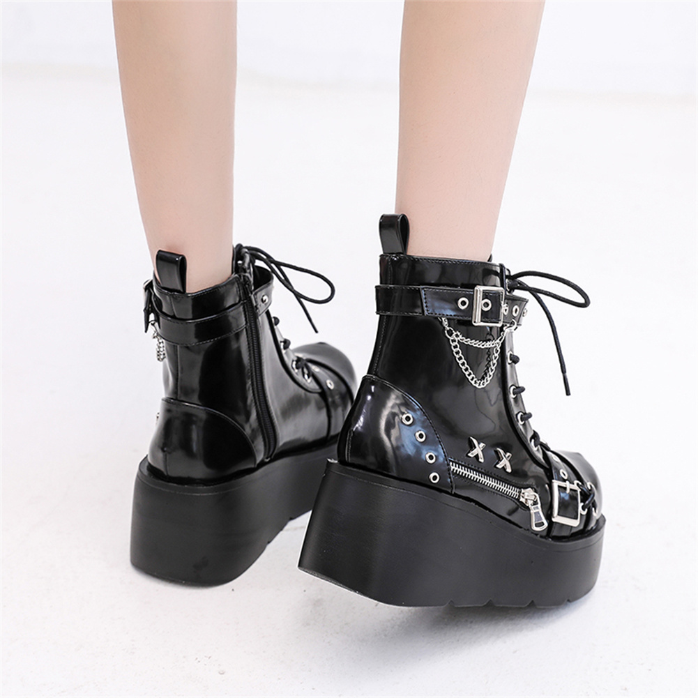 Brand New Ladies Goth Platform - Street Fashion Brand ulasan dan harga