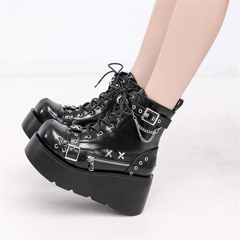 Brand New Ladies Goth Platform - Street Fashion Brand ulasan dan harga