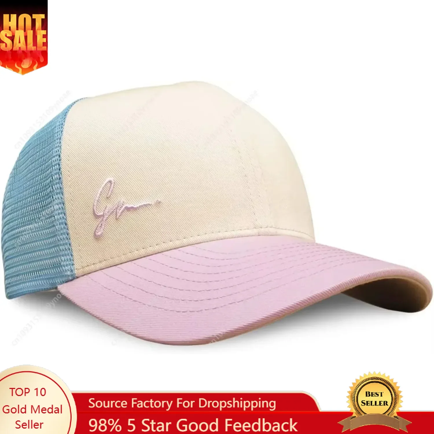 Grace Folly Beach Trucker Hat  - Baseball Cap Fitted ulasan dan harga